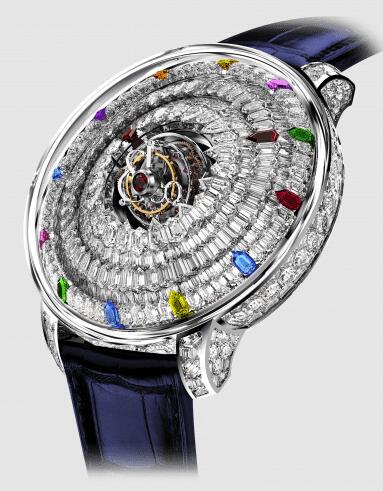 Jacob & Co. THE MYSTERY TOURBILLON DIAMOND AND RAINBOW INDEX Watch Replica SN800.30.BD.AF.ABALA Jacob and Co Watch Price